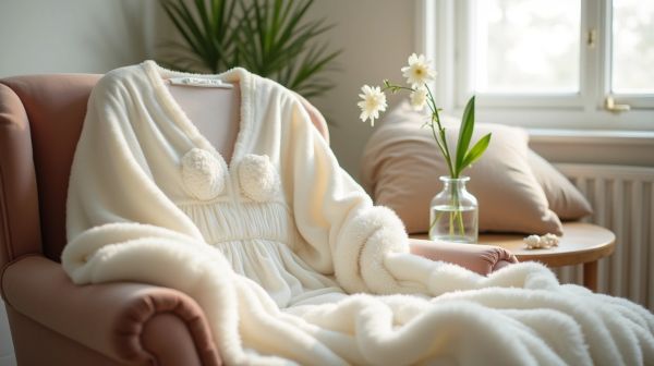 Confort cocooning : le choix d'un peignoir femme polaire idéal